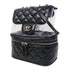 CHANEL Quilted CC SHW Chain Shoulder Bag Calfskin Leather/PVC Black v1
