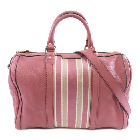 GUCCI GG GHW 2 Way Shoulder Bag Handbag 247205 Calfskin Leather Pink