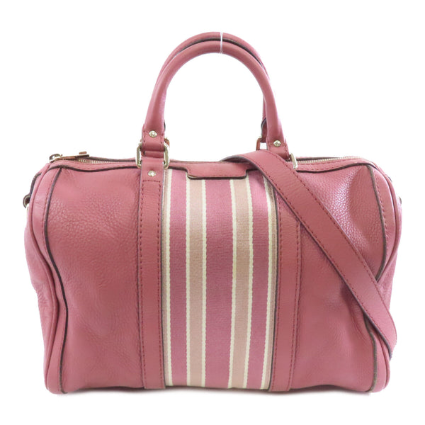 GUCCI GG GHW 2 Way Shoulder Bag Handbag 247205 Calfskin Leather Pink