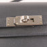 HERMES PHW Kelly Elan Shoulder Bag Madame Leather Gris Misty/Grey