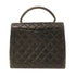CHANEL Quilted CC GHW Vintage Handbag Caviar Leather Black
