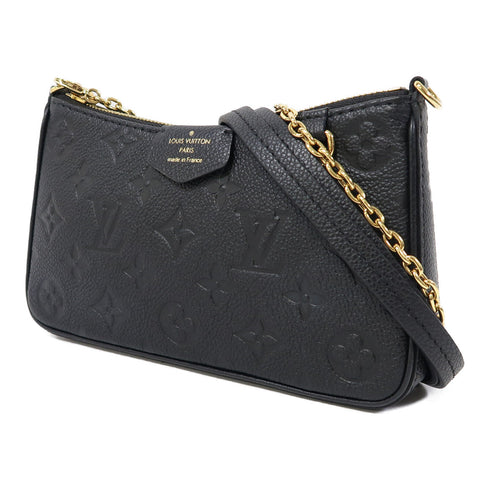 LOUIS VUITTON LV GHW Easy Pouch On Strap Shoulder Bag Monogram Empreinte Black