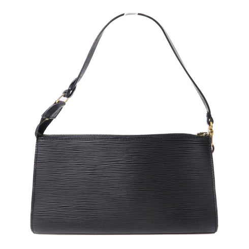 LOUIS VUITTON LV GHW Pochette Accessoires Pouch Handbag M52942 Epi Black