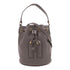 Furla GHW 2 Way Bucket Bag Calfskin Leather Grey