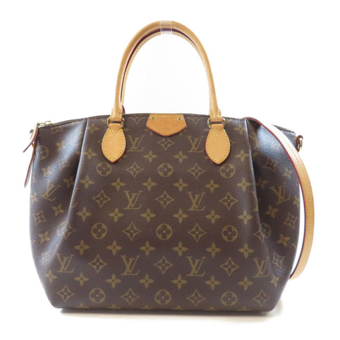 LOUIS VUITTON LV GHW Turenne MM 2 Way Shoulder Bag Handbag M48814 Monogram Brown v1