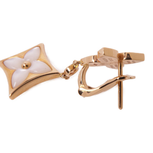LOUIS VUITTON LV Blossom Double Star Earrings 18K Rose Gold