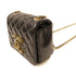 CHANEL CC GHW Chain Shoulder Lambskin Leather Black
