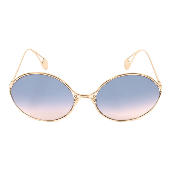 GUCCI GG Sunglasses GG0253SA-003 Metal Gold