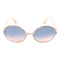 GUCCI GG Sunglasses GG0253SA-003 Metal Gold