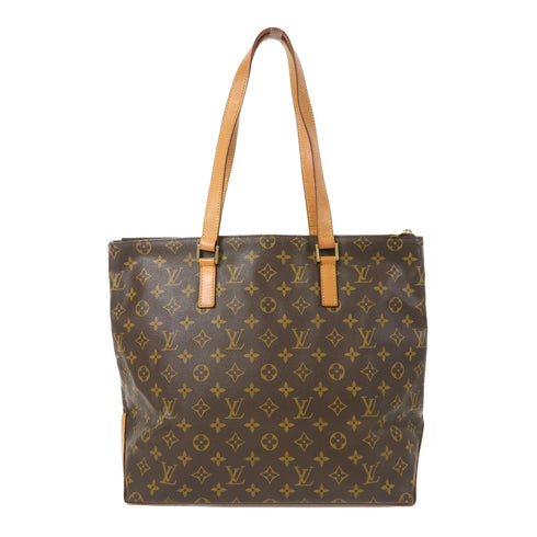 LOUIS VUITTON LV GHW Cabas Mezzo Shoulder Tote Bag M51151 Monogram Brown v1