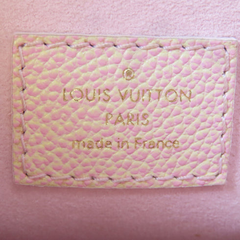 LOUIS VUITTON LV GHW On The Go PM 2 Way Bag M46168 Monogram Empreinte Pink/Yellow