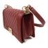 CHANEL CC GHW Boy 25 Chain Shoulder Bag Lambskin Leather Bordeaux Color