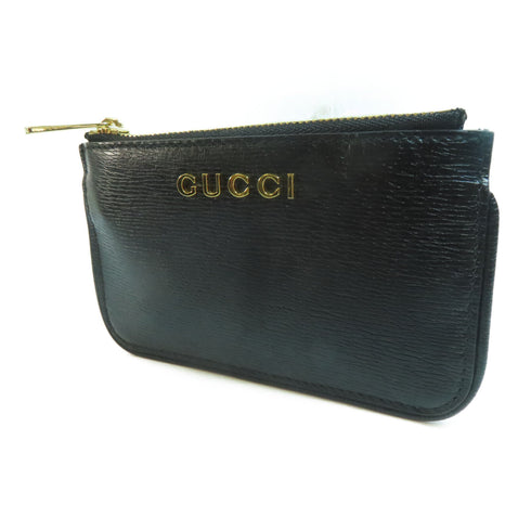 GUCCI GG GHW Card Case Pouch Coin Case 790102 Calfskin Leather
