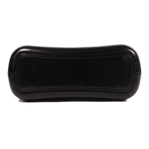 CHANEL CC Gabrielle Small Chain Shoulder Bag Calfskin Leather White/Black