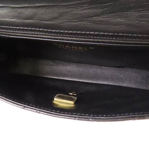 CHANEL CC GHW Clutch AS4199 Lambskin Leather Black