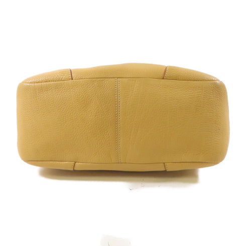 PRADA GHW Shoulder Bag BR3455 Calfskin Leather Brown