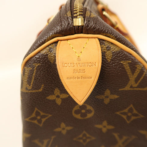 LOUIS VUITTON LV GHW Speedy 30 Handbag Boston Bag M41526 Monogram Brown