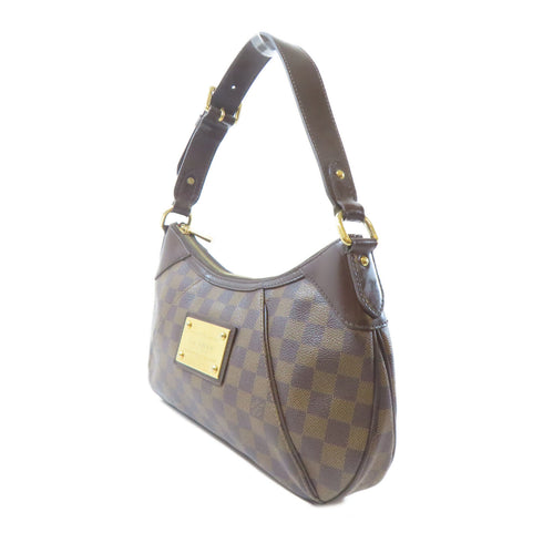LOUIS VUITTON LV GHW Thames PM Shoulder Bag N48180 Damier Ebene Brown v1