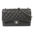 CHANEL Quilted CC SHW Classic Jumbo Chain Shoulder Bag A58600 Black
