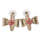 CHANEL CC Earrings Accessories Metal/PVC Gold/Pink
