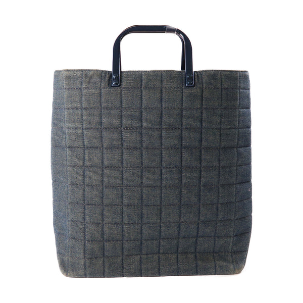 CHANEL CC Tote Bag Denim Blue