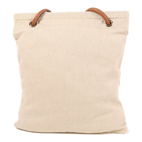 HERMES Aline Shoulder Bag Beige Canvas