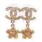 CHANEL CC GHW CC Earrings V19 Metal