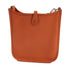 HERMES PHW Evelyne TPM Shoulder Bag Taurillon Clemence Leather 9J Feu Orange
