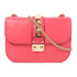 Valentino GHW Chain Shoulder Bag Leather Rose Pink