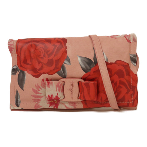 Salvatore Ferragamo Shoulder Bag Calfskin Leather Pink