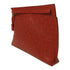 LOEWE GHW Clutch Bag Calfskin Leather Red