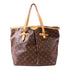 LOUIS VUITTON LV GHW Palermo GM 2 Way Shoulder Handbag M40146 Monogram Brown v1