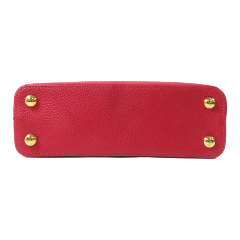 LOUIS VUITTON LV GHW Capucines BB 2 Way Shoulder Bag M52689 Calfskin Leather Red