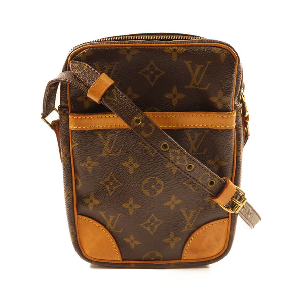 LOUIS VUITTON LV GHW Danube Shoulder Bag M45266 Monogram Brown v1