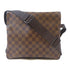 LOUIS VUITTON LV GHW Naviglio Shoulder Messenger Bag N45255 Damier Brown v5