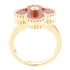 Van Cleef & Arpels Vintage Alhambra Ring#50 US#4.5 JA981772 18K YG Carnelian