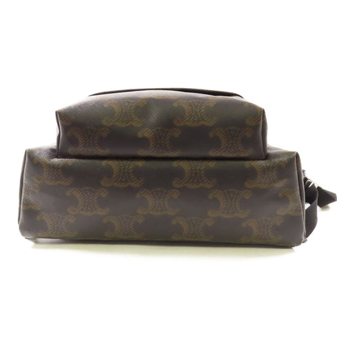 CELINE SHW Triomphe Backpack Coated Canvas Brown