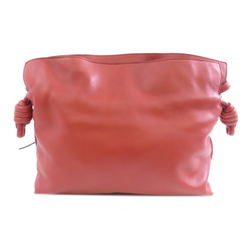 LOEWE GHW Flamenco Shoulder Bag Nappa Calfskin Leather Brown/Rust