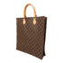 LOUIS VUITTON LV GHW Sac Plat Hand Bag M51140 Monogram Brown