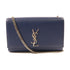 SAINT LAURENT YSL SHW Shoulder Bag Calfskin Leather 364021 Blue