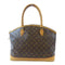 LOUIS VUITTON LV GHW Lockit Horizontal Shoulder Handbag M40104 Monogram Brown v1