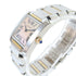 CARTIER Tank Francaise Quartz Watch 18K Yellow Gold Stainless Steel Shell Pink