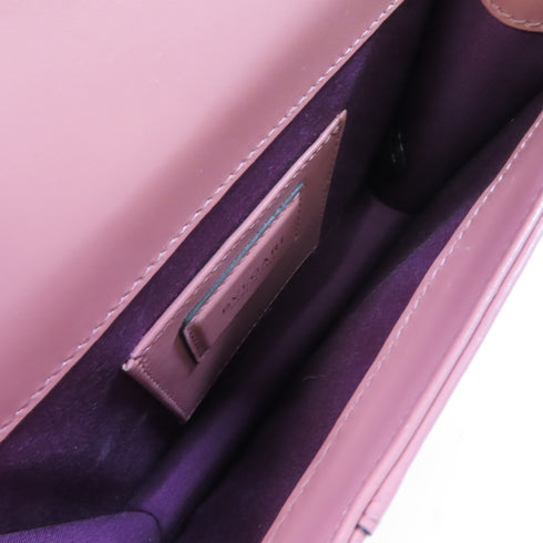 BVLGARI SHW Serpenti Forever Shoulder Bag Crossbody Calfskin Leather Pink