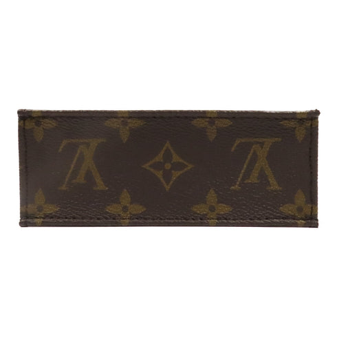 LOUIS VUITTON LV GHW Petit Sac Plat 2Way Shoulder Hand Bag M81295 Monogram Brown