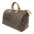 LOUIS VUITTON LV GHW Speedy 35 Hand Bag Monogram Brown