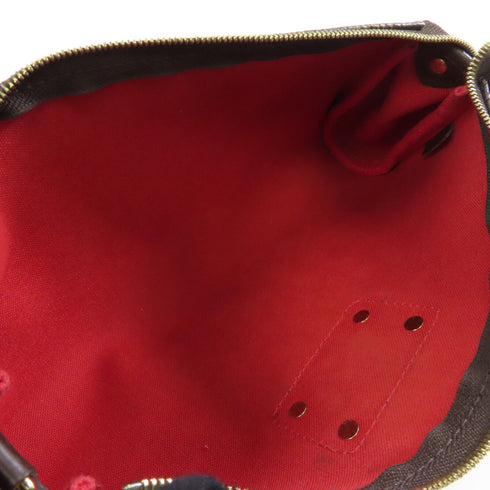 LOUIS VUITTON LV GHW Eva 2way Shoulder Bag N55213 Damier Ebene Brown