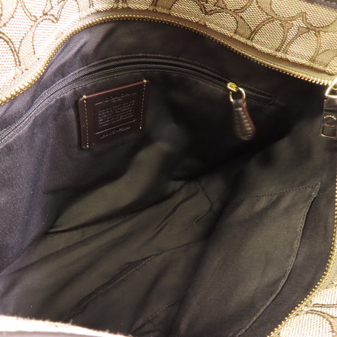 GUCCI GG GHW Tote Bag F58282 Canvas Brown