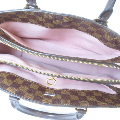 LOUIS VUITTON LV GHW Normandy 2 Way Bag N41488 Damier Brown/Pink
