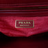 PRADA GHW Galleria Saffiano Bag 2 Way Shoulder Bag Calfskin Leather Red