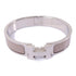 HERMES Clic H Bangle Bracelet Accessories Enamel Metal Beige